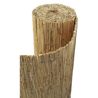 Canisse paillon de bambou non pelé 1.5 x 5 m