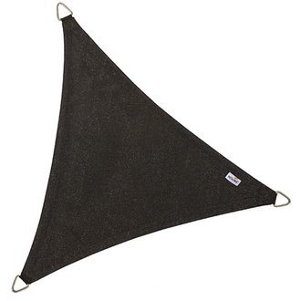 Voile d'ombrage triangulaire Coolfit noir 5 x 5 x 5 m