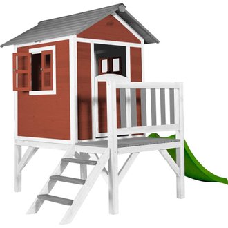 Maisonnette enfant Sunny Lodge XL en Hemlock rouge