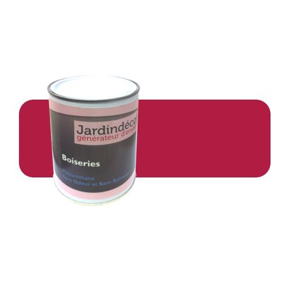 Peinture rouge de sécu pour meuble en bois brut 1 litre rouge framboise - 10791 - 3700866314781
