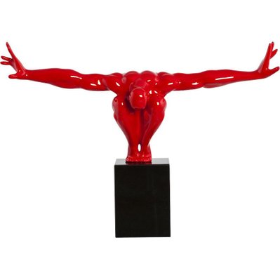 Statue design athléte Dive Rouge - 9601 - 5420072007540