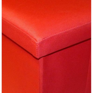 Pouf pliable Oxford rouge - 18068 - 3700301133021