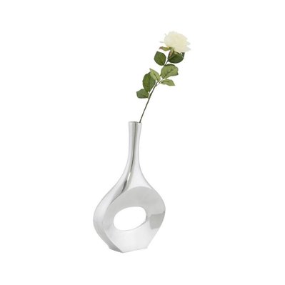 Vase moderne en aluminium poli - 9812 - 5420072006499