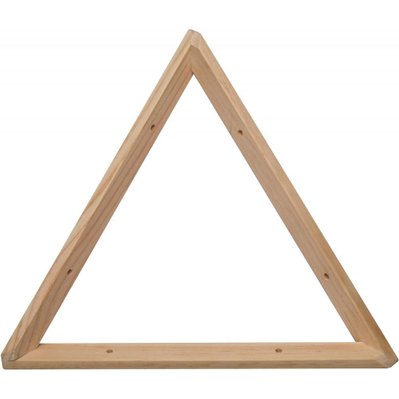 Equerre triangle en pin brut 30 cm - 26907 - 8422341399209