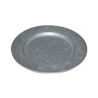 Dessous d'assiette en métal galvanisé