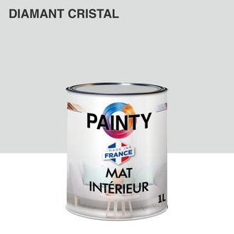 Peinture mate acrylique  intérieure Diamant Cristal en 1l