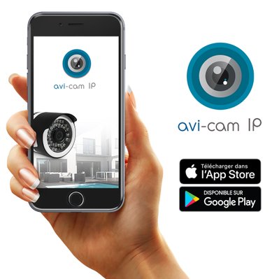 Caméra IP extérieure 720p - application Avi-cam IP - - 123881 - 3660211238813