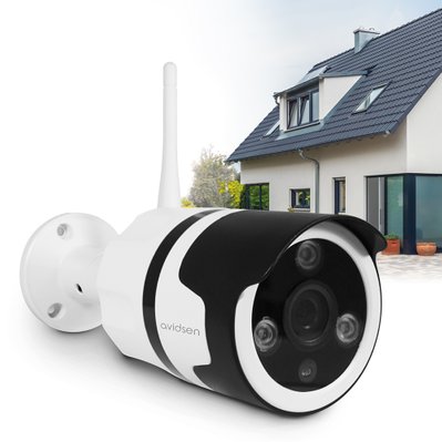Caméra de surveillance extérieure Avidsen IP Wifi 720 P - application protect home - Lot de 3 - 123981X3 - 3660211351871