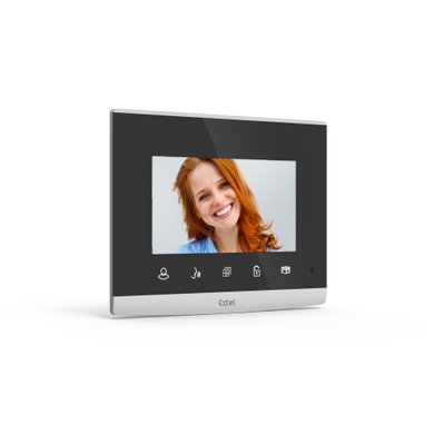 Visiophone filaire écran 4'' et touches tactiles platine de rue 70 mm - Compact - Extel - 720315 - - 720315 - 3345117203157