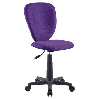Chaise de bureau pour enfant DISCOVERY, en mesh violet