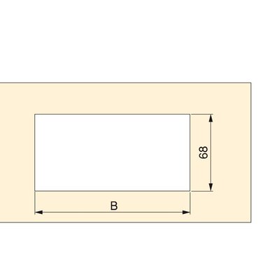 Emuca Passe-câbles Quadrum pour table, rectangulaire, 159, Anodisé mat, Aluminium, 5 u - 5010062 - 8432393001784