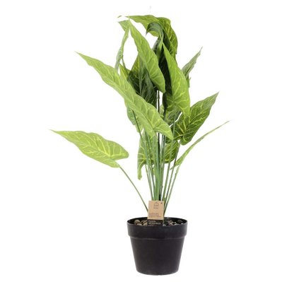Plante verte artificielle en pot 55 cm - 45296 - 3664944185680