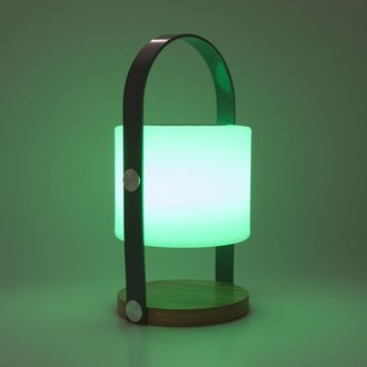 Lampe nomade avec enceinte LED batterie lithium IP44