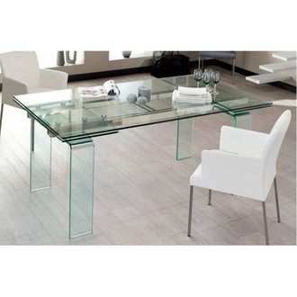 Table design extensible VITRO 160cm