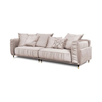 Canapé Velours Beige Fiorenzo - 3 places - 1CANBEL.3P.PIA.BE - 3701030500849