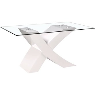 Table repas "Mona" - 150 x 90 x 74 cm - Blanc