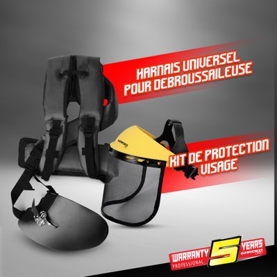Kit protection visage + harnais universel - Gardeo - GPROTECT-7 - 5411074202569