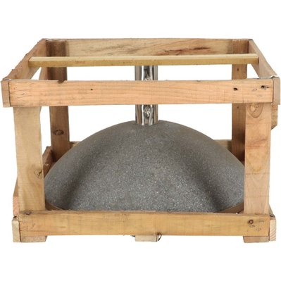 Pied de parasol granit 43,9kg gris foncé - 22423 - 8714982020452