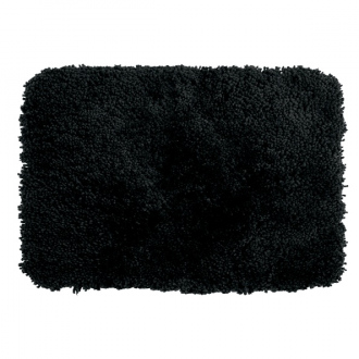 Tapis de bain Microfibre HIGHLAND - 55 x 65 cm - noir