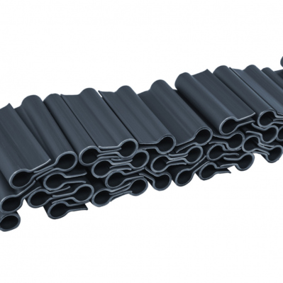 Pack de 40 clips pour bande brise-vue SOLID BRADAS - H.4,75 cm - gris RAL 7016 - 5907544440994 - 5907544440994