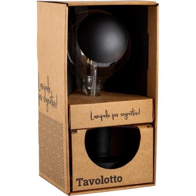 Lampe design à poser en silicone Tavolotto noir - 52964 - 8057714314161