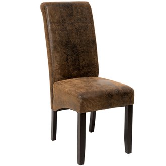 Tectake  Chaise aspect cuir