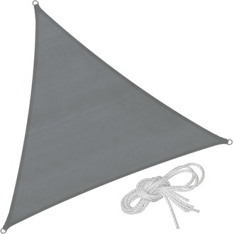 Tectake  Voile d'ombrage triangulaire, gris