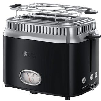 Grille-pains 2 fentes 1300w noir  - RUSSELL HOBBS - 21681-56