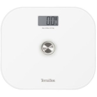 Pèse-personne électronique 200kg/100g blanc  - TERRAILLON - 14877