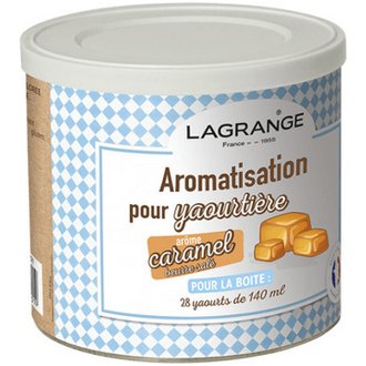 Pot de 425g arome caramel beurre salé pour yaourtière  - LAGRANGE - 380350