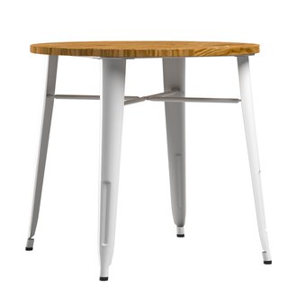Table ronde blanche Chimie ∅80 cm