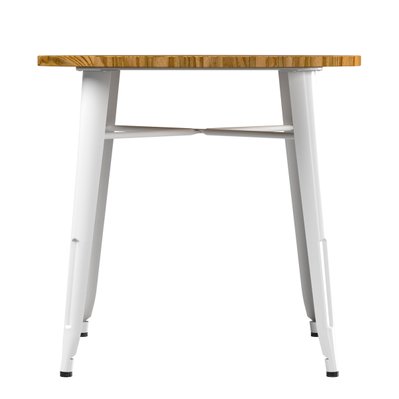 Table ronde blanche Chimie 80 cm - 9363 - 3701324540322