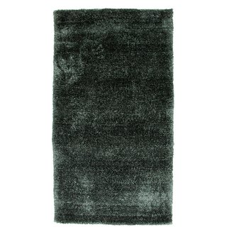 BEST OF - Tapis poils longs toucher laineux gris foncé 60x110