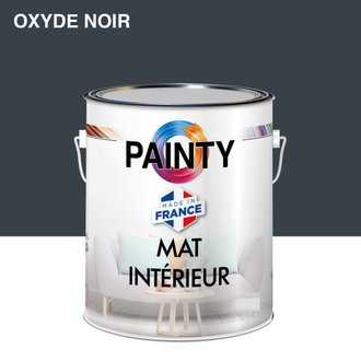 Peinture mate acrylique  intérieure Oxyde Noir en 2,5l