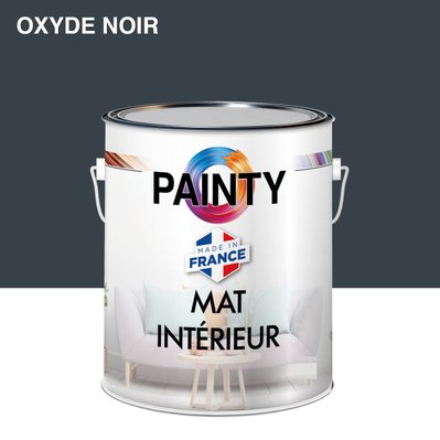 Peinture mate acrylique  intérieure Oxyde Noir en 2,5l - 3167000002056 - 3167000002056