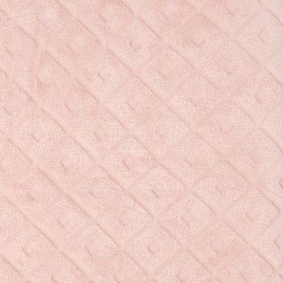 Plaid embossé en polyester 140 x 200 cm rose - 54006 - 3664944335535