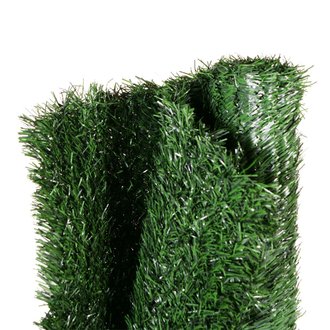 Haie artificielle Green Thin vert – 90 brins – Rouleau de 3 m – Hauteur 1m00