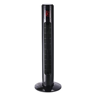 Ventilateur colonne tour 45 W programmable oscillant avec télécommande noir