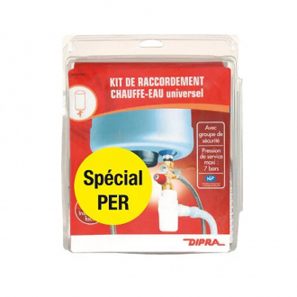 Kit de raccordement standard spécial chauffe-eau - raccordemen PER