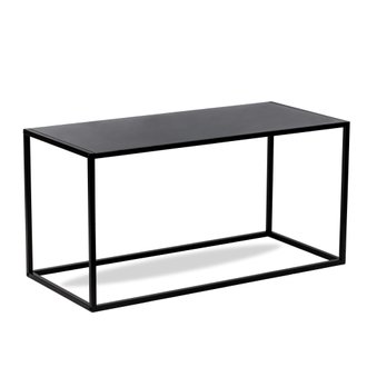 Nordlys - Table Basse Design Industriel Moderne en Metal Metal Noir