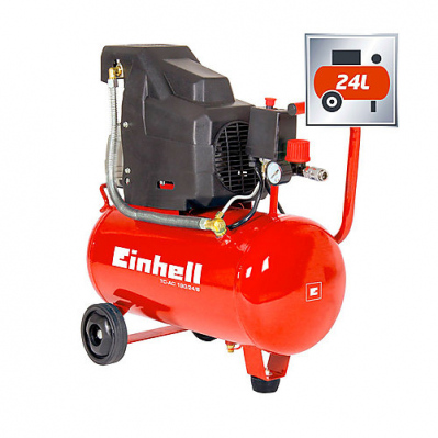 Compresseur EINHELL - 1500W - 165 l/min - 8 bar - 24L - 4466154 - 4006825610635