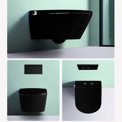 Toilette moderne japonaise suspendu Fuji - Fuji-noir - 7421031500322