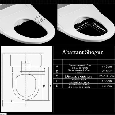 Abattant électrique Shogun - Shogun-abattant - 7421031500674
