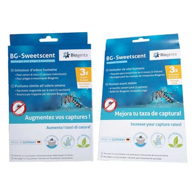Recharge piege anti moustique sweetscent Biogents 6 mois Pack saison - TH052 - 4260170380432