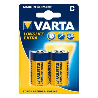 Lot de 2 piles type lr14 1.5 volts  - VARTA - 4114101412
