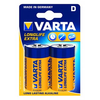Lot de 2 piles type lr20 1.5 volts  - VARTA - 4120101412