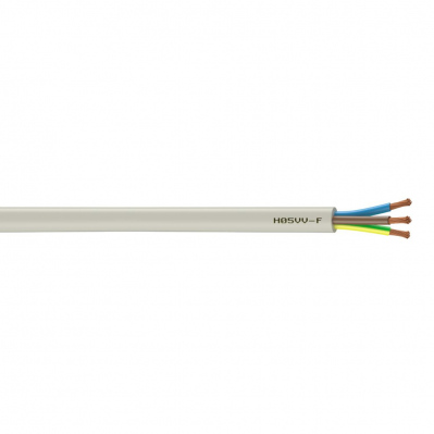 Câble électrique H05VV-F - 3 x 1,5 mm² - 50 m - blanc - 3170230006800 - 3170230006800