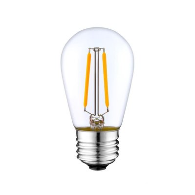 Lot de 10 ampoules filaments LED XENA Transparent Verre E27 2W - 10x XENA - 3760119737040
