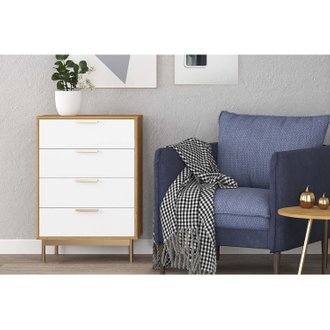 FYN - Commode scandinave pieds finition rose gold