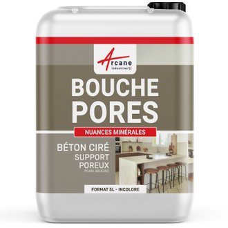 BOUCHE PORES POUR BETON CIRE 5 L -